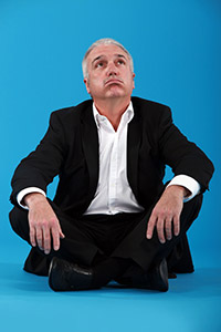 bored businessman